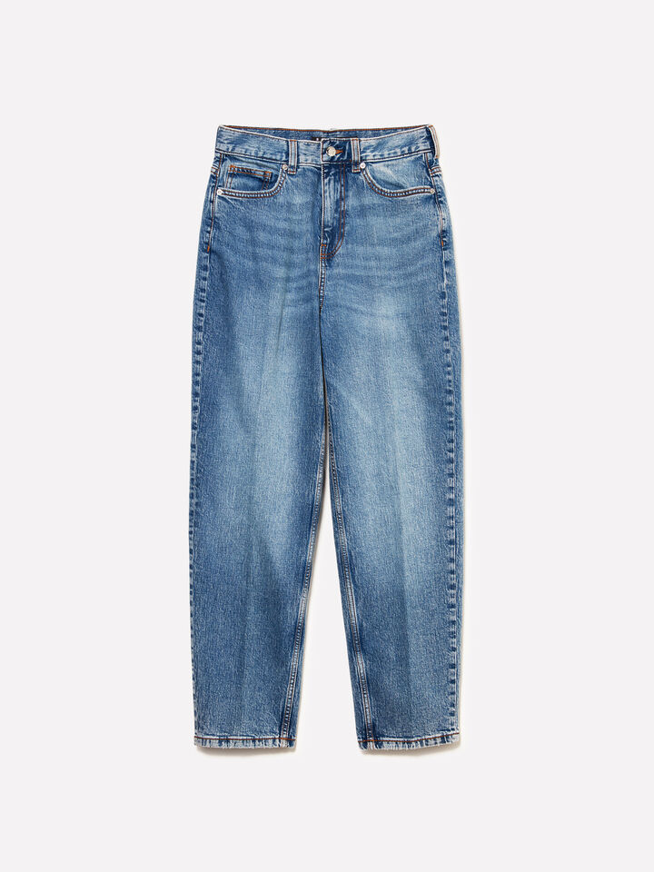 Bluejeans im Mom-Fit-Stil 69 - mom fit und boyfriend jeans für damen - Blau | Sisley image number 5